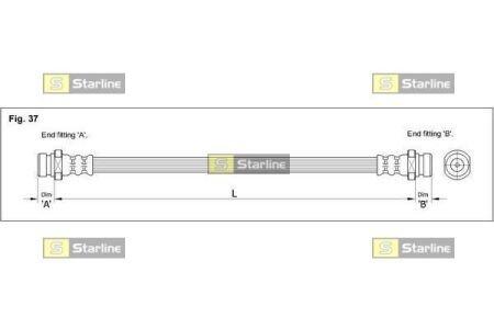 Гальмівний шланг STARLINE HA BD.1225