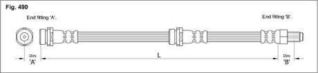 Гальмівний шланг STARLINE HA ST.1225