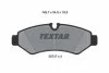 Комплект гальмівних колодок TEXTAR 2074701 (фото 2)
