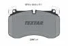 Комплект гальмівних колодок TEXTAR 2269701 (фото 1)