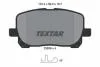 Гальмівні колодки TOYOTA Avensis/Corolla/Matrix "F "01-14 TEXTAR 2383601 (фото 1)