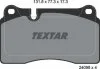 Комплект гальмівних колодок TEXTAR 2409801 (фото 2)