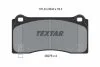 Комплект гальмівних колодок TEXTAR 2627501 (фото 2)