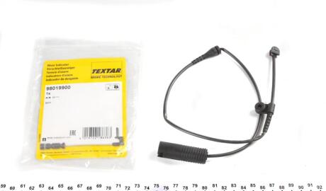 A_Датчик зносу колодок BMW 7(F01) "R "09>> TEXTAR 98019900