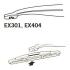 Щітка склоочисника каркасна задня 300мм ExactFit Rear Ford Kuga II, Seat Leon (10-) (EX304B) Trico EX304 (фото 4)