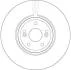 Диск гальмівний (1 шт.) RENAULT Espace/VelSatis "2.0-3.5 "02>> TRW DF4231S (фото 2)