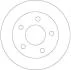 Диск гальмівний (1 шт.) NISSAN Almera Tino/Primera/Primera Estate/Wagon TRW DF4357 (фото 2)