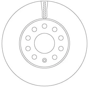 Гальмівний диск TRW DF6903S
