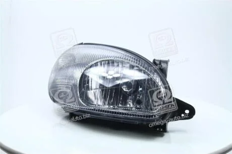 Фара права під коректор Daewoo Lanos, Sens (96-) чорний корпус TYC 20-5895-E5-2B