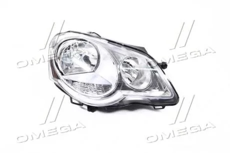 Фара права з моторчиком VW Polo (05-) H1/H7 (20-A729-05-2B) TYC 20A729052B