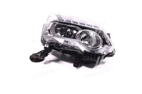 Фара права Nissan X-Trail (13-) лінза з коректором (20-E401-E5-2B) TYC 20E401E52B