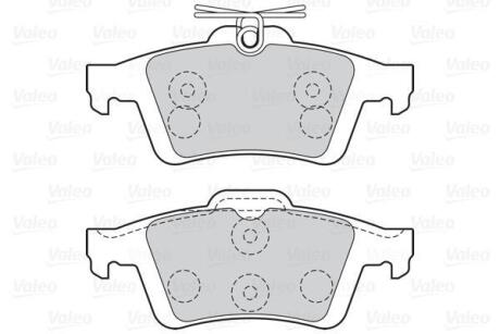 Гальмівні колодки дискові FORD/VOLVO C-Max/Focus/C30/C70/S40/V40/V50 "1,0-2,5 "R "03>> Valeo 301019