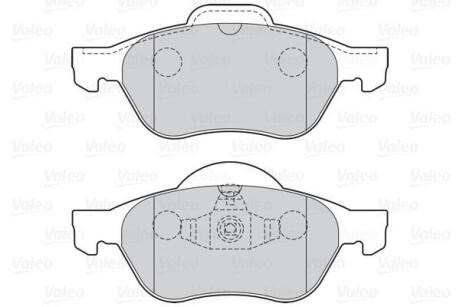 Гальмівні колодки дискові VAG/RENAULT A1/A3/Megane/Scenic/Fabia/Octavia/Bora/Golf "1,0-2,0 "F "96>> Valeo 301026