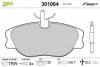 Гальмівні колодки дискові CITROEN/FIAT/LANCIA/PEUGEOT Jumpy/Scudo/806/Expert "1,6-2,1 "F "94-06 Valeo 301064 (фото 1)