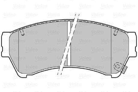 Гальмівні колодки First MAZDA 6 "F "07-13 Valeo 301071