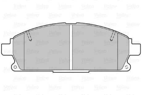 Гальмівні колодки First NISSAN Pathfinder/X-Trail "F "97-13 Valeo 301452