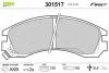 Гальмівні колодки дискові CITROEN/MITSUBISHI/PEUGEOT C-Crosser/Galant/Pajero/4007 "2,0-3,5 "F "88>> Valeo 301517 (фото 1)
