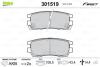 Гальмівні колодки дискові MITSUBISHI L400/Pajero/Sigma &quot;2,4-3,5 &quot;R &quot;90&gt;&gt; Valeo 301519 (фото 1)