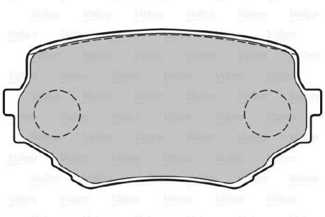 Гальмівні колодки дискові SUZUKI GrandVitara/Vitara "1,6-2,7 "F "90-03 Valeo 301534