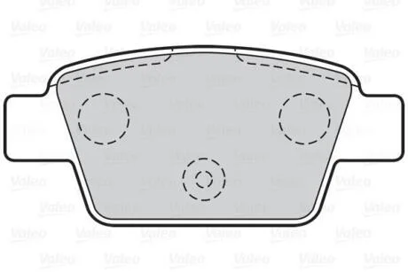 Гальмівні колодки дискові ALFA/FIAT/LANCIA Mito/Bravo/Multipla/Stilo/Delta "1,2-2,4 "R "99>> Valeo 301633