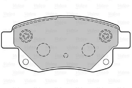 Гальмівні колодки дискові FORD Transit "2,2-3,2 "R "06-14 Valeo 301738