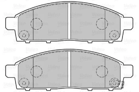 Гальмівні колодки дискові MITSUBISHI L200 "2,4-2,5 "F "05>> Valeo 301893