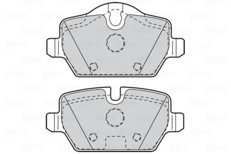 Гальмівні колодки First BMW 1/3 "R "04-13 Valeo 302051