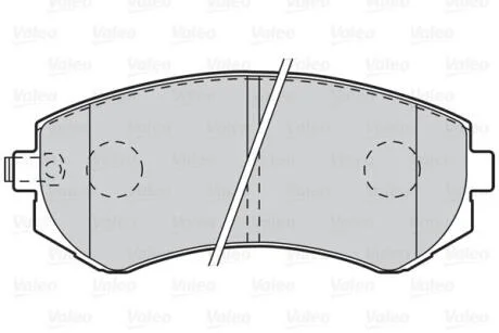 Гальмівні колодки First NISSAN Almera/Patrol "F "95>> Valeo 302062