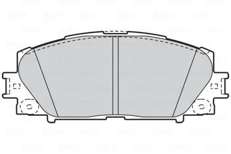 Гальмівні колодки First TOYOTA Yaris "F "05-20 Valeo 302076