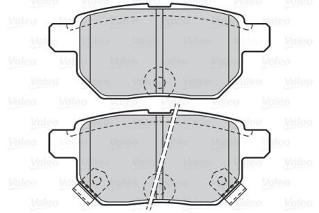 Гальмівні колодки дискові LEXUS/SUBARU/TOYOTA CT/Trezia/Auris/Corolla/Prius/Yaris "1,0-1,8 "R "05>> Valeo 302085
