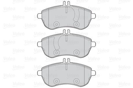 Гальмівні колодки First MB C-Class/E-Class/SLC/SLK "F "07>> Valeo 302088