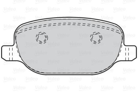 Гальмівні колодки дискові ALFA/LANCIA 159/Brera/Spider/Thesis "1,8-3,2 "R "02-14 Valeo 302112
