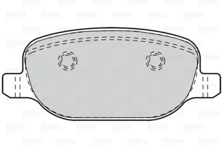 Гальмівні колодки дискові ALFA/LANCIA 159/Brera/Spider/Thesis "1,8-3,2 "R "02-14 Valeo 302112