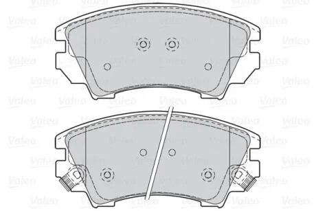 Гальмівні колодки дискові CHEVROLET/OPEL Malibu/AstraJ/Cascada/InsigniaA/Zafira "1,4-2,4 "F "08>> Valeo 302117