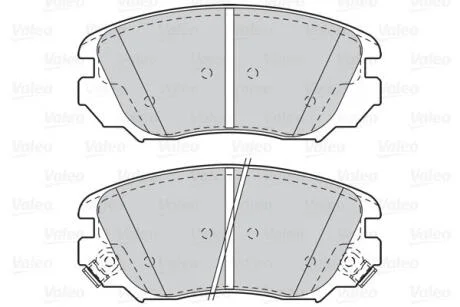 Гальмівні колодки дискові CHEVROLET/OPEL Malibu/InsigniaA "1,4-2,4 "F "12>> Valeo 302118