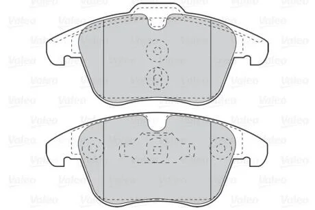 Гальмівні колодки дискові CITROEN/PEUGEOT C5/407/508 "1,6-2,0 "F "09>> Valeo 302124