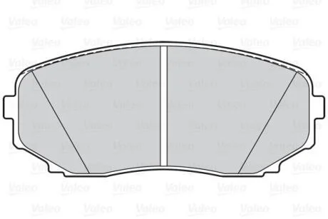 Гальмівні колодки дискові MAZDA CX-7/CX-9 "2,2-3,7 "F "07>> Valeo 302149
