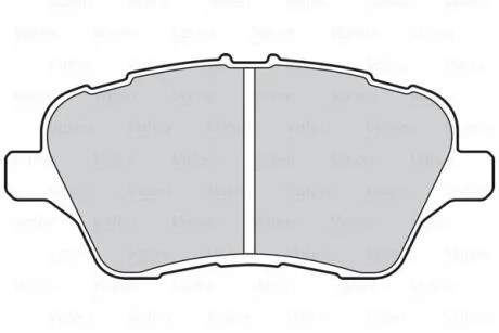 Гальмівні колодки дискові FORD B-Max/Fiesta/TourneoCourier/TransitCourier "1,0-1,6 "F "08>> Valeo 302153