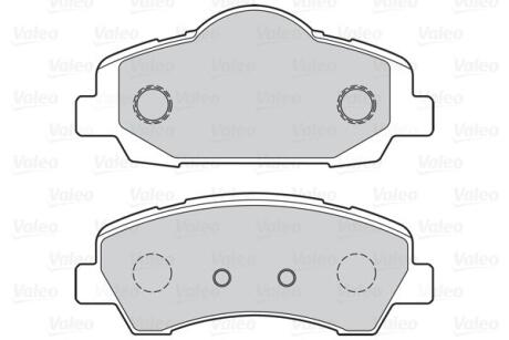 Гальмівні колодки дискові CITROEN/PEUGEOT C4/301/308 "1,2-2,0 "12>> Valeo 302155