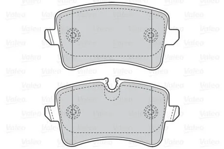 Гальмівні колодки дискові AUDI A4/A5/Q5 "1,8-4,2 "R "07>> Valeo 302157