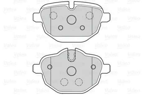 Гальмівні колодки дискові BMW 5/7/i8/X3/X4/Z4 "1,5-3,0 "R "08>> Valeo 302159