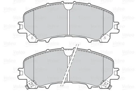 Гальмівні колодки дискові INFINITI/NISSAN/RENAULT Koleos/Q50/Q60/X-trail "1,5-3,5 "F "13>> Valeo 302167