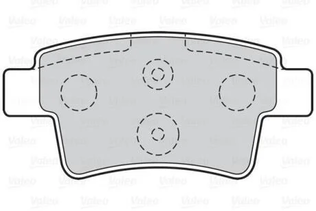 Гальмівні колодки дискові CITROEN C4Picasso "1,6-2,0 "06-13 Valeo 302214