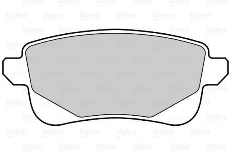 Гальмівні колодки дискові RENAULT Grand Scenic/Scenic "1,2-2,0 "R "09>> Valeo 302232