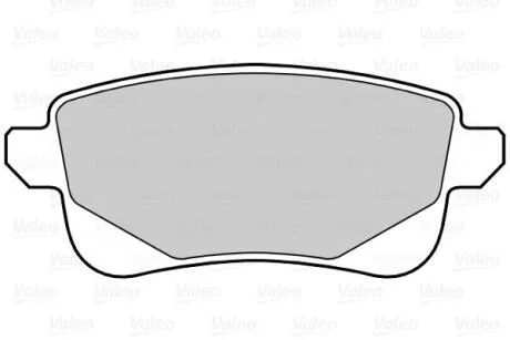 Гальмівні колодки дискові RENAULT Grand Scenic/Scenic "1,2-2,0 "R "09>> Valeo 302232