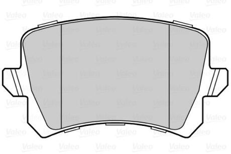 Гальмівні колодки дискові VAG A6/Q3/Passat/Sharan/Tiguan "1,4-3,6 "R "05-18 Valeo 302258