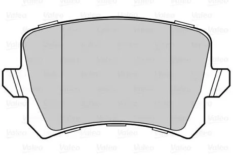 Гальмівні колодки дискові VAG A6/Q3/Passat/Sharan/Tiguan "1,4-3,6 "R "05-18 Valeo 302258