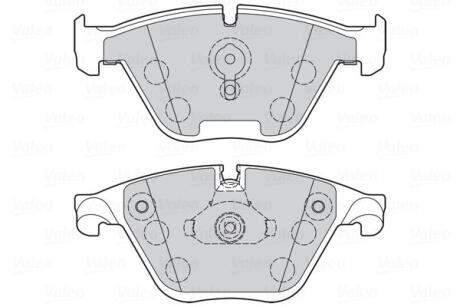 Гальмівні колодки дискові BMW 5/6/7 "F "04-18 Valeo 302273