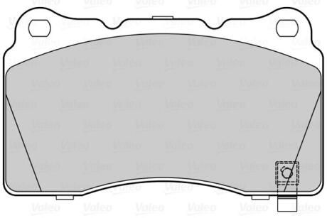Гальмівні колодки First CADILLAC/CHEVROLET/OPEL/SAAB ATS/Camaro/Astra/9-5 "F "09>> Valeo 302310