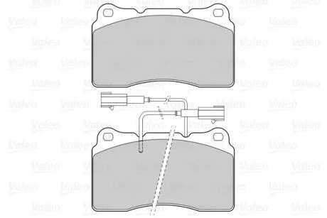 Гальмівні колодки First ALFA ROMEO/LANCIA Giulietta/Kappa "F "94-20 Valeo 302318